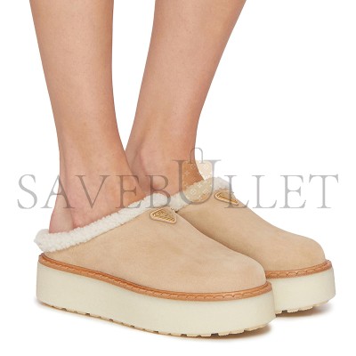 PRADA SUEDE SHEARLING SLIPPERS 1S715N PRADA SUEDE SHEARLING SLIPPERS 1S715N